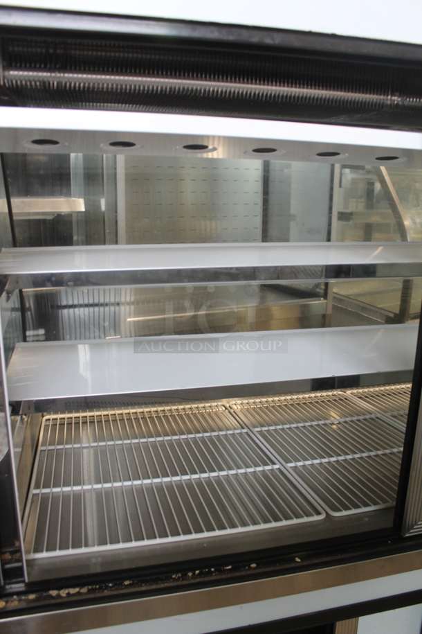 BRAND NEW SCRATCH AND DENT! CustomCool CGD5R Stainless Steel Commercial Floor Style Deli Display Case Merchandiser. 115 Volts, 1 Phase. Does Not Come w/ Remote Compressor. - Image 7 of 11