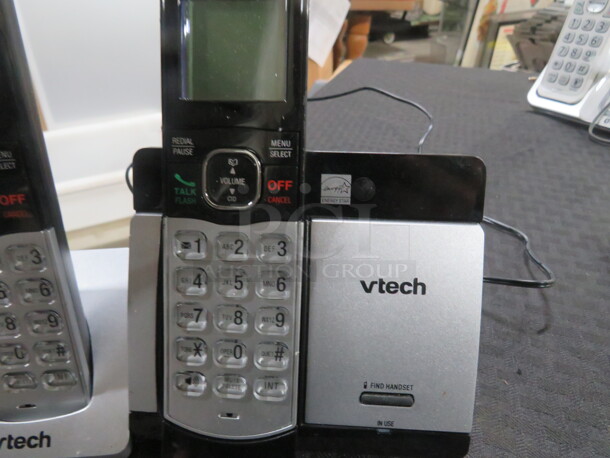 One VTECH Cordless Phone With Extra Handset And Base. - Image 2 of 2