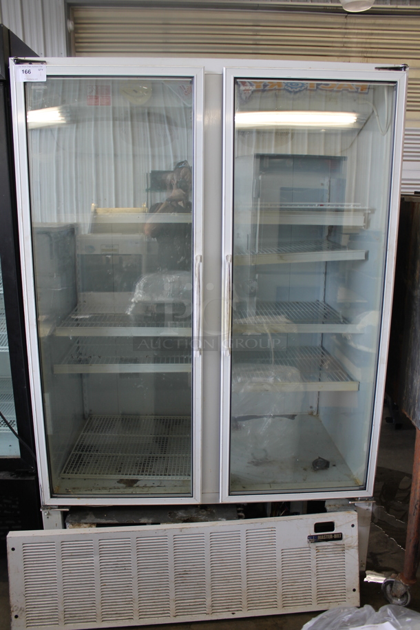 Master-Bilt BLG-48HD Metal Commercial 2 Door Reach In Freezer Merchandiser w/ Poly Coated Racks. 208-230 Volts, 1 Phase. - Image 1 of 7