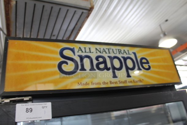 Habco ESM28 Metal Commercial Single Door Reach In Cooler Merchandiser w/ Poly Coated Racks. 115 Volts, 1 Phase. Tested and Powers On But Does Not Get Cold - Image 4 of 8