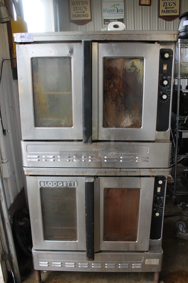 2 Blodgett Stainless Steel Commercial Natural Gas Powered Full Size Convection Ovens w/ View Through Doors, Metal Oven Racks and Thermostatic Controls 2 Times Your Bid! - Image 1 of 5
