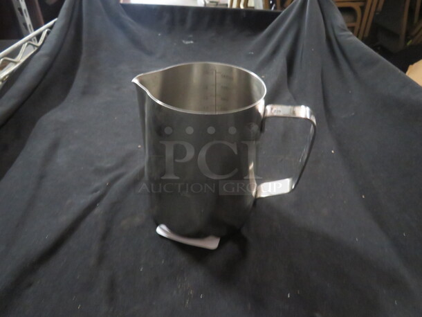 One Stainless Steel Frothing Pitcher.