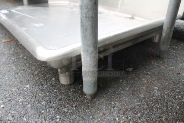 BRAND NEW SCRATCH AND DENT! Stainless Steel Commercial Table w/ Metal Under Shelf. - Image 4 of 4