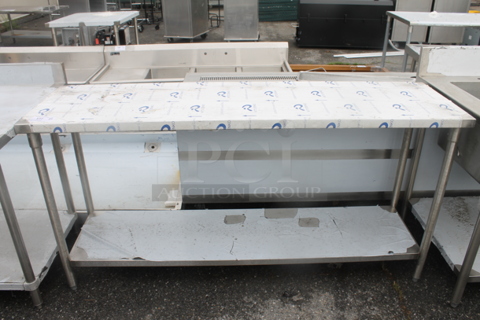 BRAND NEW SCRATCH AND DENT! Stainless Steel Commercial Table w/ Under Shelf.