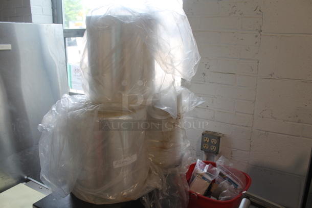 Arty Pac ARTY 75H Stainless Steel Commercial Floor Style High Speed Horizontal Flow Wrapper on Commercial Casters. Picture Before Removal Used as Gallery. 230 Volts, 1 Phase. - Image 5 of 10