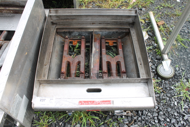 Star Max Stainless Steel Commercial Countertop Natural Gas Powered Charbroiler. Missing Grates. - Image 1 of 3