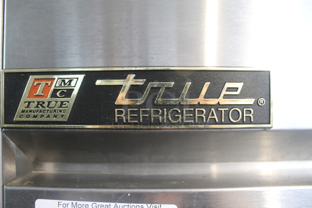 2013 True TG2R-2S ENERGY STAR Stainless Steel Commercial 2 Door Reach In Cooler w/ Poly Coated Racks on Commercial Casters. 115 Volts, 1 Phase. Tested and Working! - Image 2 of 6