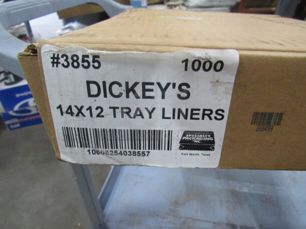One Box Of 14X12 Tray Liners.