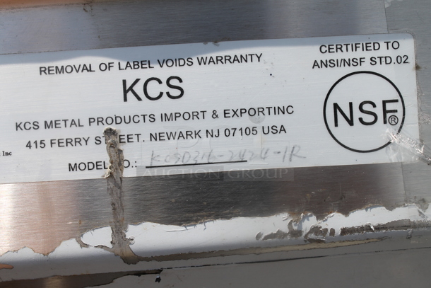BRAND NEW SCRATCH AND DENT! Stainless Steel Commercial Single Bay Sink w/ Right Side Drain Board. No Legs. Bay 24x23x13. Drain Board 22x26 - Image 6 of 6
