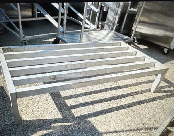 One Aluminum Dunnage Rack. 60X30X12 - Image 1 of 1