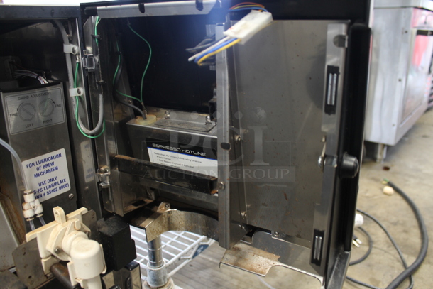 2017 Bunn Sure Tamp Auto Stainless Steel Commercial Countertop Superautomatic Espresso Machine w/ 2 Hoppers. Goes GREAT w/ Lot 61! 208 Volts, 1 Phase.  - Image 5 of 7