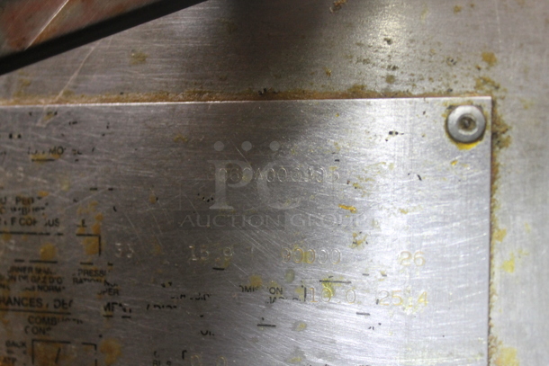 Pitco Frialator Stainless Steel Commercial Floor Style Natural Gas Powered Deep Fat Fryer. - Image 7 of 8