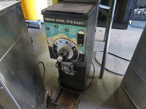 One Bunn Coffee Grinder. Model# G1-MD. 120 Volt. 7X16X22 - Image 1 of 2