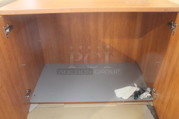 Wood Pattern 2 Door Cabinet - Image 3 of 3