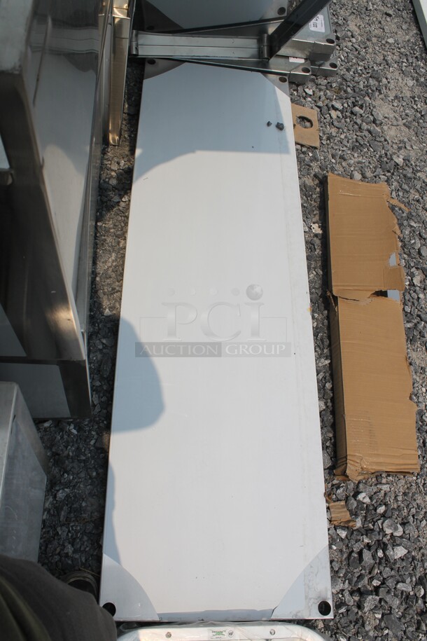 BRAND NEW SCRATCH AND DENT! Regency 600DOS1860 Commercial Stainless Steel Double Deck Overshelf.  - Image 7 of 7