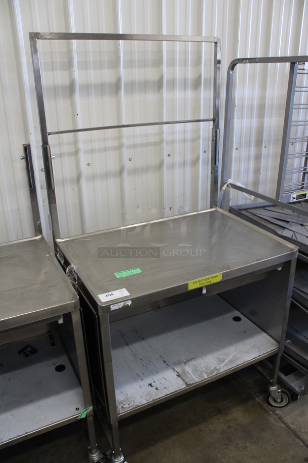 Winholt Stainless Steel Commercial Portable Table Work Station w/ Drawer and Under Shelf on Commercial Casters. 36x28x71 - Image 2 of 5