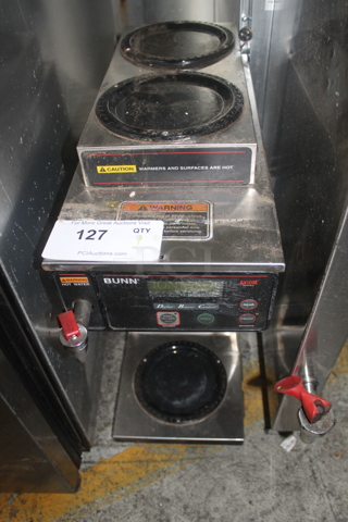Bunn Stainless Steel Commercial Coffee Machine w/ Hot Water Dispenser.