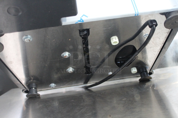 BRAND NEW SCRATCH AND DENT! Stainless Steel Commercial Countertop 2 Hopper Refrigerated Beverage Machine. Tested and Working! - Image 7 of 7