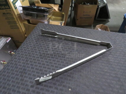NEW Assorted Vollrath Stainless Steel Tongs. #47912-10. 3XBID