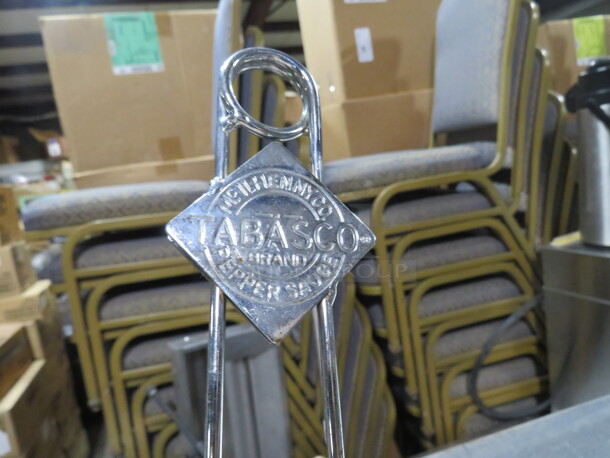 Tabasco Chrome Table Top  Condiment Caddy. 10XBID - Image 2 of 2