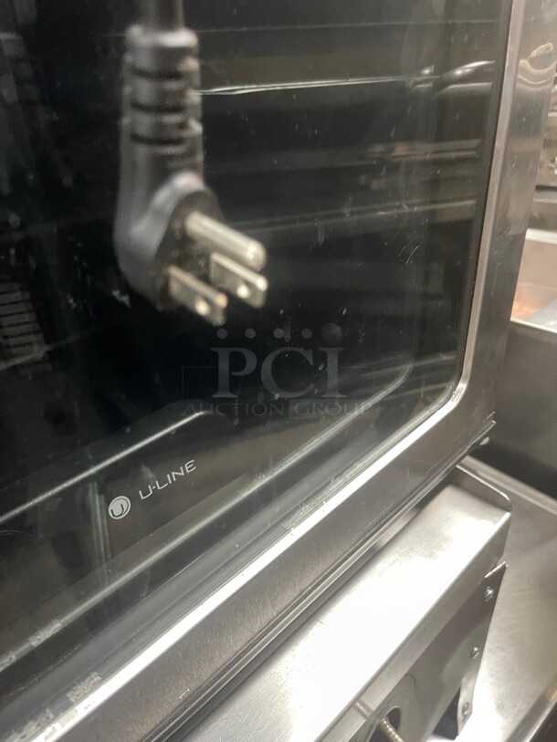 U-line 1175BEVS00 1000 Series
24 inch  Beverage Center with Dual Cooling Zones, 2 Beech-Trimmed Wine Racks, 2 Glass Shelves, Touch Pad Digital Controls and Glass Door 115 Volt NSF Tesed and Not getting Cold! - Image 5 of 8