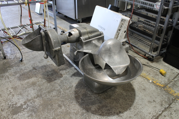 Hobart 84181-D Metal Commercial Countertop Buffalo Chopper w/ S Blade. Comes w/ Pelican Head. 115 Volts, 1 Phase. Tested and Working! - Image 3 of 10