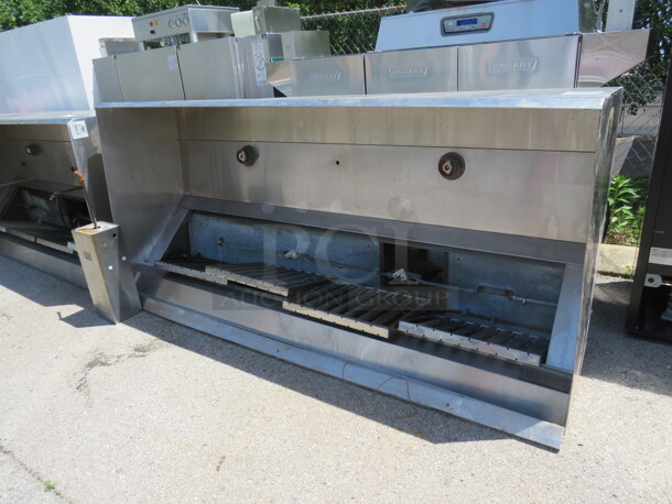 One Aerolator Stainless Steel Hood System With Lights, Filters, Piping, Ansul And Box. #ASW2. 108X48X24 - Image 2 of 5