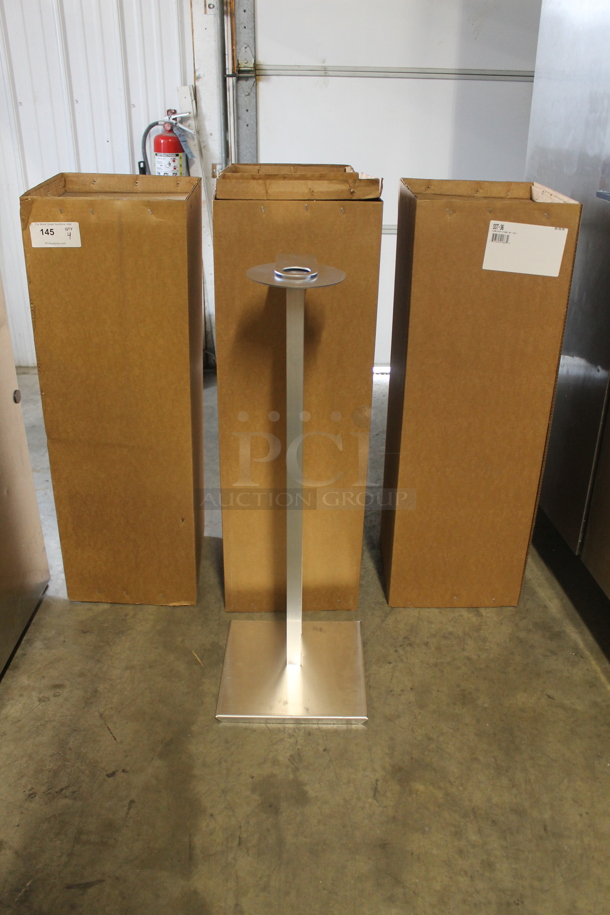 14 BRAND NEW WITH BOX! Advance Tabco SST-36 36" Tall Sanitizer Stand. 14 Times Your Bid!  - Image 1 of 5