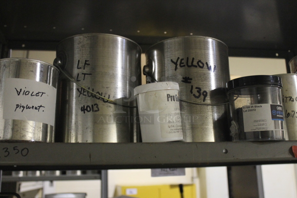 Gray Metal Shelving Unit w/ Contents Including Chemicals. BUYER MUST REMOVE. - Image 2 of 5