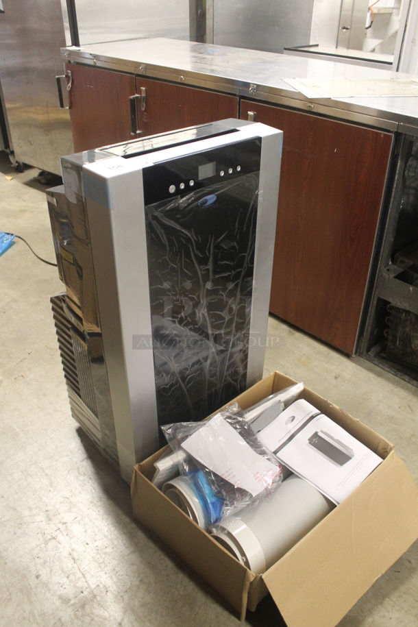 BRAND NEW SCRATCH AND DENT! Whynter ARC-14SH 14,000 BTU Dual Hose Portable Air Conditioner and Portable Heater with Dehumidifier and Fan for Rooms Up to 500 Square Feet Complete with Factory Accessories. 115V. Tested And Working!  - Image 2 of 7
