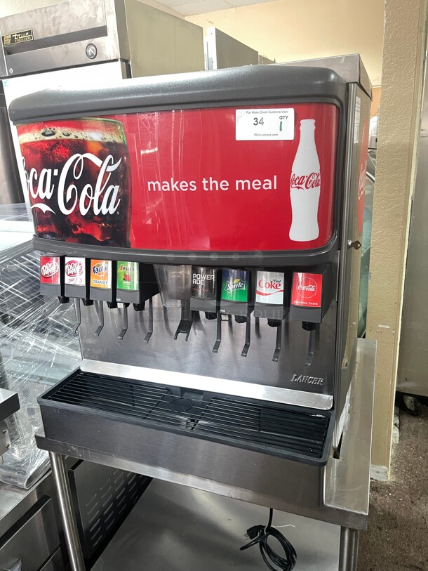 Clean! Lancer IBD 4500 8 Flavors Commercial Soda Dispenser NSF 115 Volt Tested and Working! - Image 8 of 8