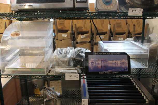ALL ONE MONEY! Lot of Various Items Including Poly Clear Cookie Case - Image 1 of 3