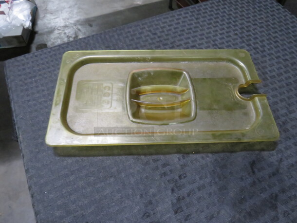 1/3 Size Amber Food Storage Lid. 8XBID - Image 1 of 1