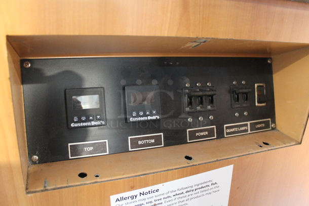 Metal Commercial Floor Style Electric Powered Heated 2 Tier Merchandiser on Commercial Casters. - Image 4 of 7