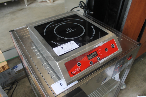 LIKE NEW! 2018 Avantco IC 3500 Stainless Steel Commercial Countertop Electric Powered Single Burner Induction Range. 208 Volts, 1 Phase. Unit Has Only Been Used a Few Times! Tested and Working! - Image 2 of 6