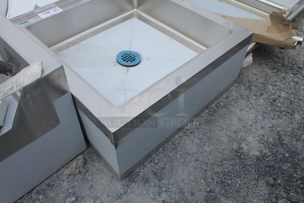 BRAND NEW SCRATCH AND DENT! Regency 600SM24246 Commercial Stainless Steel One Compartment Floor Mop Sink  - Image 2 of 4