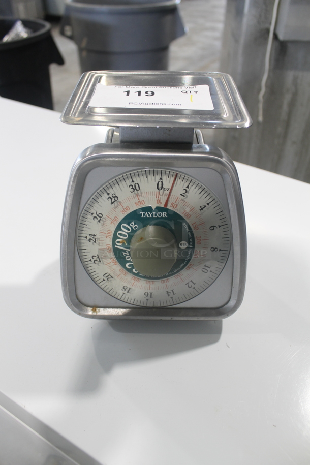 Taylor Stainless Steel Portion Control Scale. - Image 1 of 3