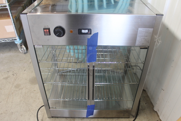 RTR-137L Stainless Steel Commercial Countertop Heated Display Case Merchandiser. 110-120 Volts, 1 Phase. Tested and Working! - Image 4 of 7
