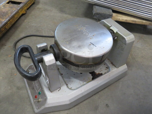 One Waring Waffle Maker. Model# WW180. 120 Volt. - Image 2 of 3