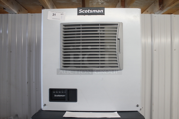 BRAND NEW SCRATCH AND DENT! 2023 Scotsman MC0322MA-1A Prodigy Elite Series Stainless Steel Commercial Medium Cube Ice Machine with Dispense. 356 lb. 115 Volts, 1 Phase. - Image 5 of 12