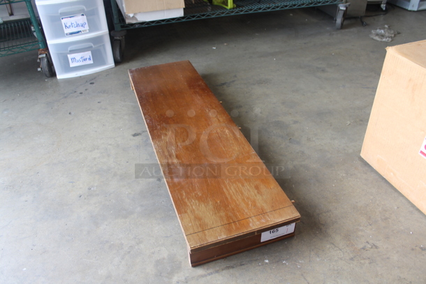 Wooden Table Leaf Insert. - Image 2 of 4