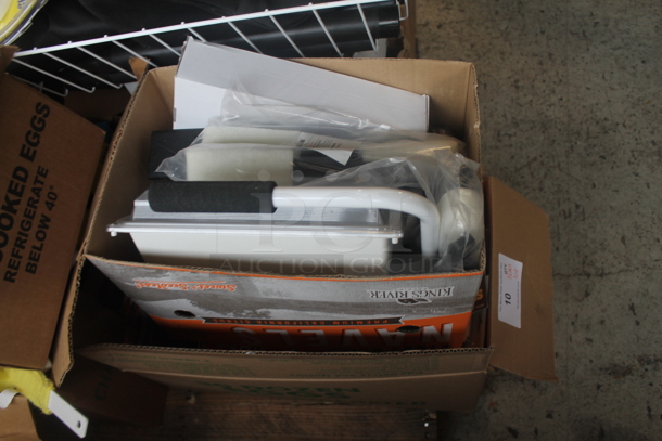 ALL ONE MONEY! Pallet Lot of Various Items Including Basket, Cleaning Supplies, Cords! - Image 4 of 7