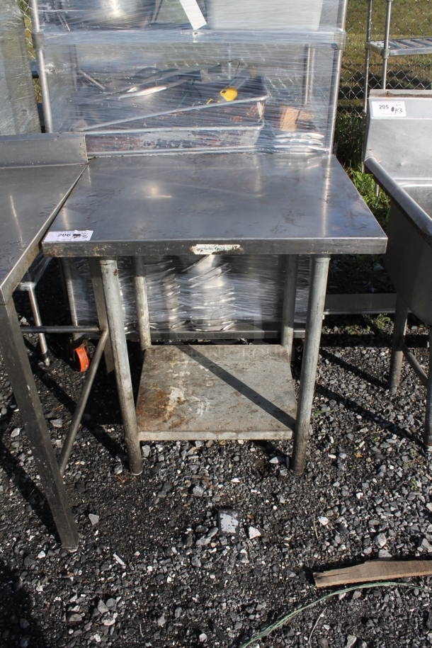 Stainless Steel Commercial Table w/ Under Shelf. - Image 1 of 2