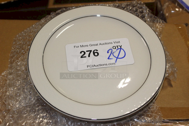 NEW! Set of 49 Sterling China Dinner Plates, 8-1/4
