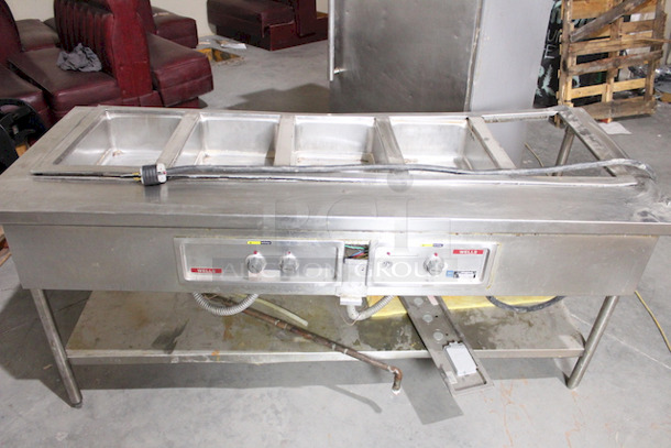 AWESOME! Wells 5P-MOD400TDMAF 4 Pan Drop-In Hot Food Well with Drain Manifolds and Autofill - Dual Thermostatic Control Panels. 208 or 240v, 50/60Hz, 57-1/2x23-5/8x9-3/4 - Image 3 of 6