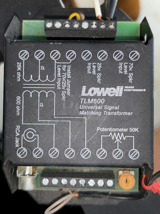 Damak Navepoint Cabinet With Screws and Lowell
TLM600 Universal Signal Matching Transformer - Image 9 of 10