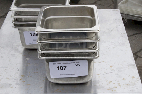 1/6 Pans x 4". 4x Your Bid