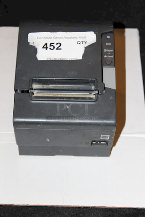 Epson TM-T88V Model 244A High Volume Thermal Receipt Printer. - Image 2 of 6