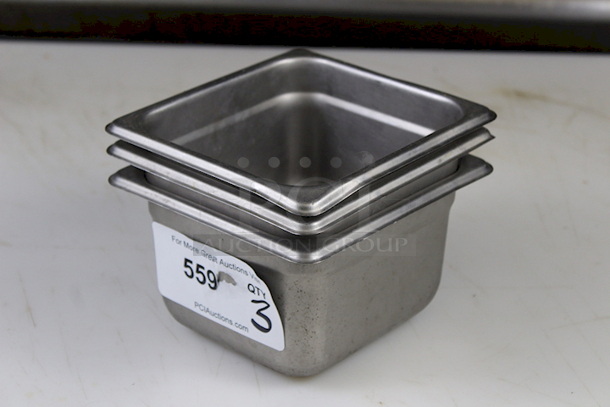 1/6 Pans x 4". 3x Your Bid - Image 5 of 6