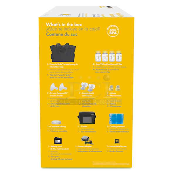 AWESOME!! Medela Pump In Style Advanced Breast Pump with On-the-go Tote with International Adapter - Image 4 of 6